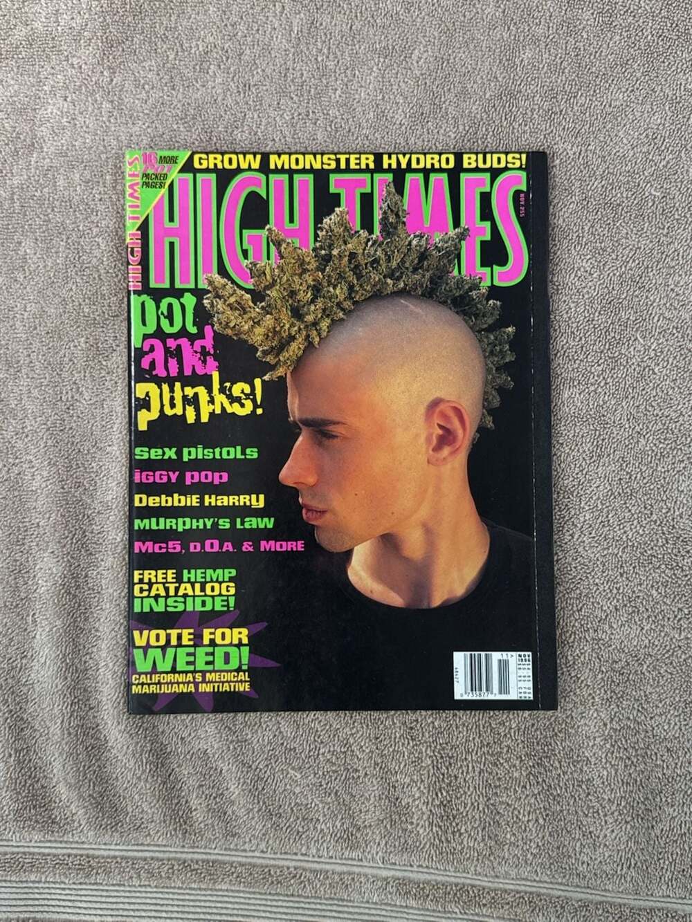 High Times Magazine November 1996 Issue 255 Pot and Punks